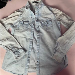 Chambray button up shirt